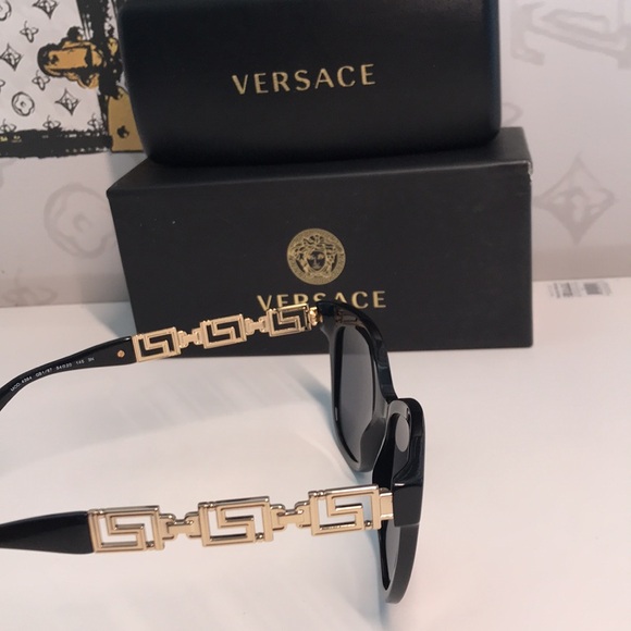 ?️ Versace VE4394 3916 Cat-Eye Sunglasses – Black – Authentic Designer Shades main image 9